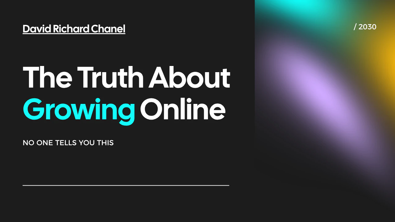 Black Clean Growing Online Youtube Thumbnail