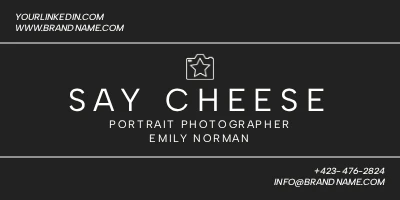 Dark and White Modern Photo Studio Email Signature