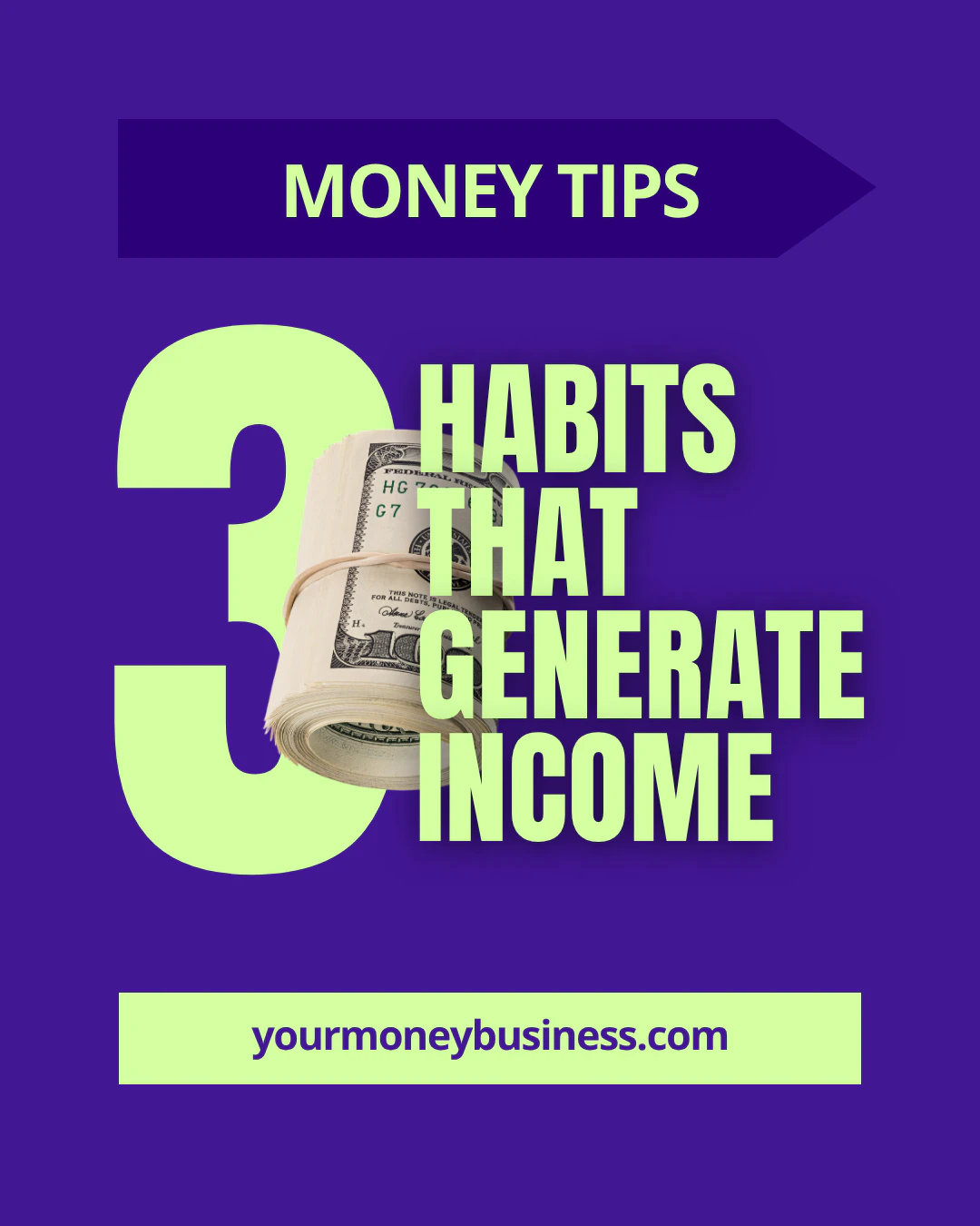 Modern and Creative Money Tips Instagram Post Ad