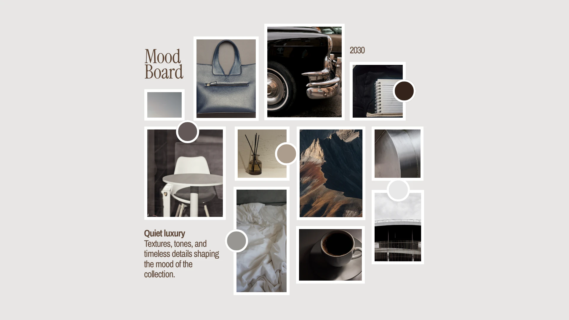 Quiet Luxury - Mood Board Landscape