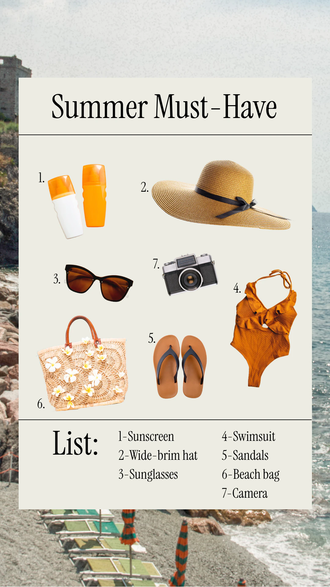 Modern Aesthetic Summer Must-Have Instagram Story Ad