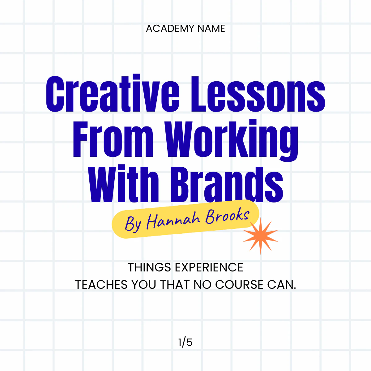 Blue and White Bold and Modern Working with Brand Tips Linkedin Carousel Post