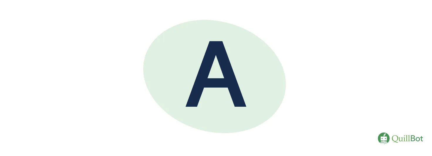 A majuscule