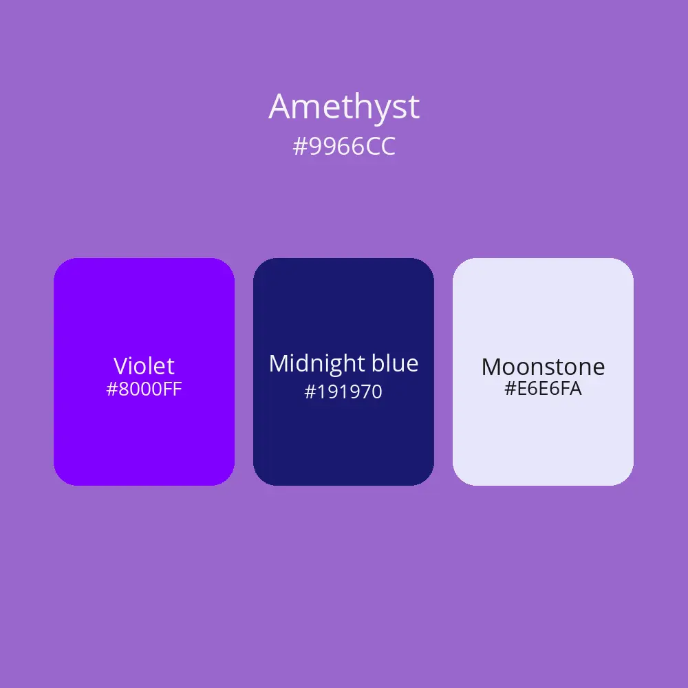 Purple color palette 3